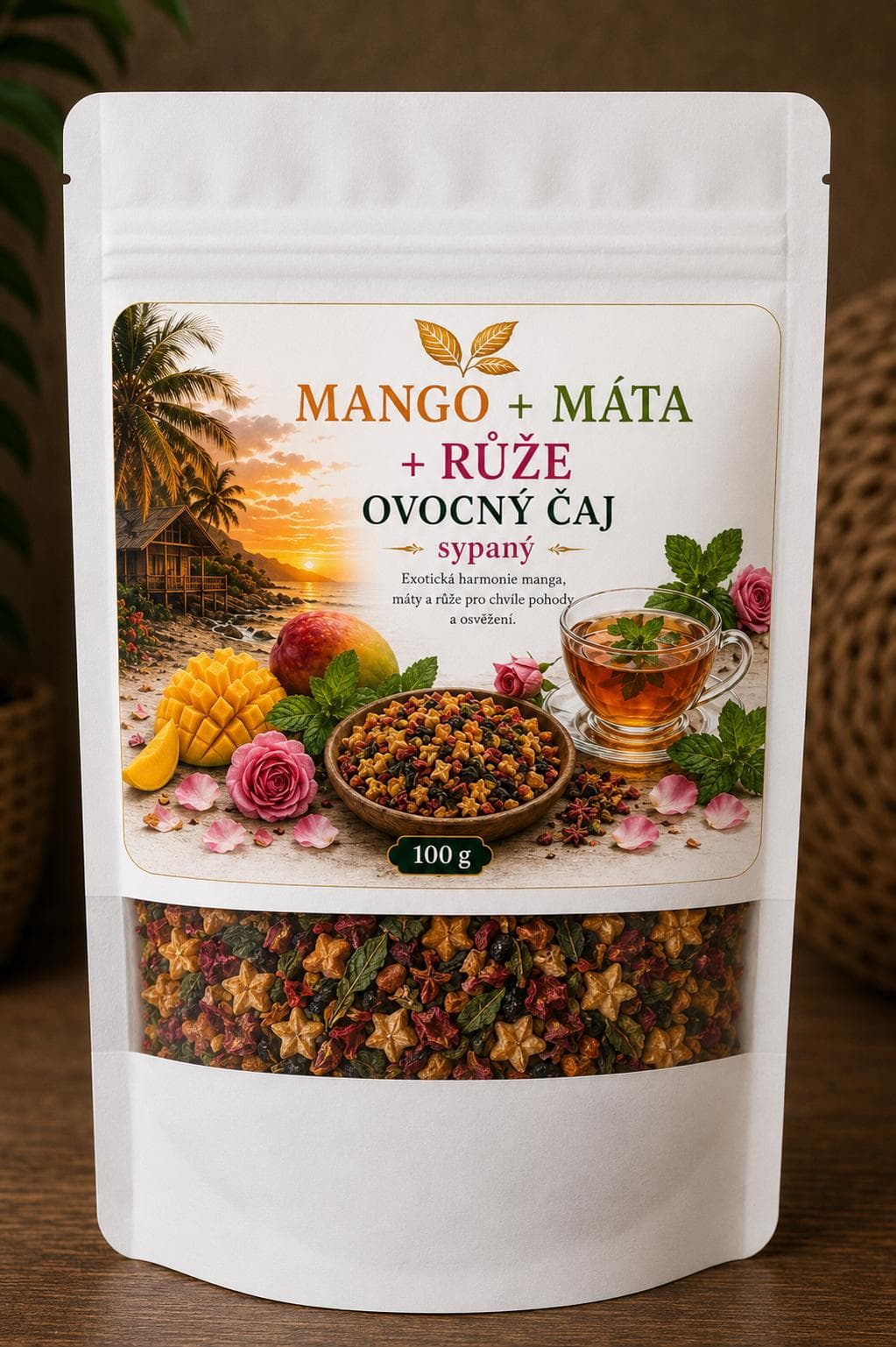 Mango + Máta + Růže